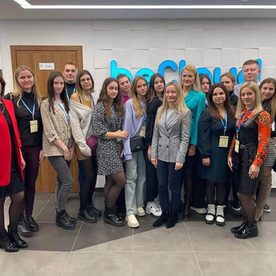 Дата-центр beCloud посетили представители молодежного актива профсоюза банков и небанковских кредитно-финансовых организаций