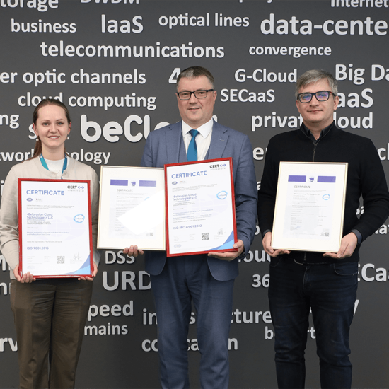beCloud сертифицировал Систему менеджмента информационной безопасности